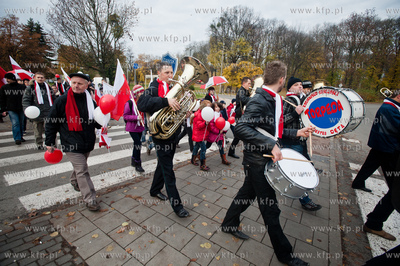 Gdansk. Siedlce. Dzielnicowe obchody Dnia Niepodleglosci,...