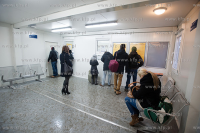 Gdansk. Remont hali glownej Dworca Glownego PKP.
Nz...