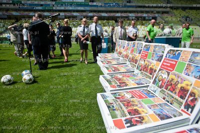 Gdansk. Stadion PGE Arena. Konferencja prasowa pt....