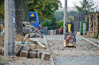 Gdansk. Remont chodnika przy ulicy Ludwika Beethowena.
02.10.2014
fot....