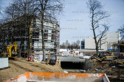 Gdynia. Plac Grunwaldzki. Budowa Gdynskiego Centrum...