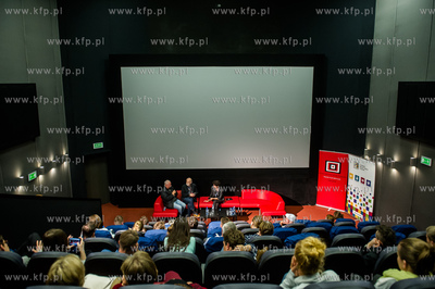 Gdynia. Sala kinowa Goplana Gdyńskiego Centrum Filmowego....