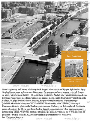 Most Stągiewny nad Nową Motławą obok Stągwi Mlecznych...