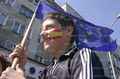 Parada Unijna w Kolobrzegu w przededniu wejscia Polski...