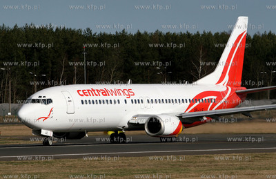 Gdansk , Rebiechowo Nz Boeing 737-45D Centralwings04.03.2008Sebastian...