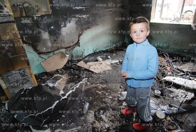 5-letni Sebastian Miszkowski ze wsi Barlomino w gminie...