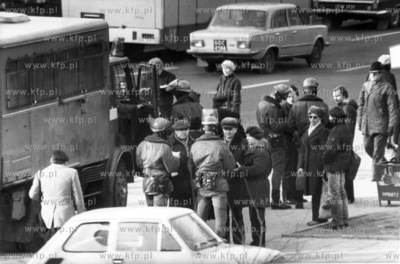 Patrol Milicji Obywatelskiej patroluje ulice Gdanska....