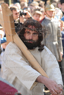 W scenerii Kaszubskiej Golgoty zostala odegrana Inscenizacja...