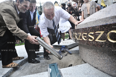 Odsloniecie pomnika Swietopelka II Wielkiego na skwerze...