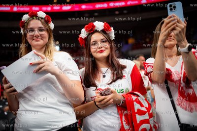 Turniej towarzyski siatkówki w Ergo Arenie. Mecz Polska...