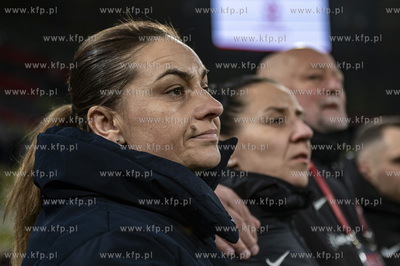 Mecz kobiecej reprezentacji Polski w piłce nożnej...