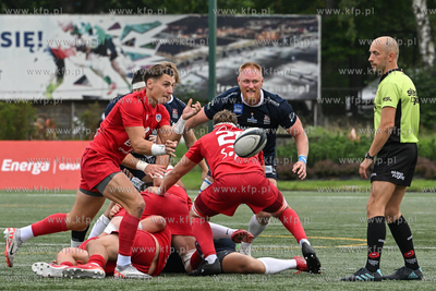 Stadion Ogniwa Sopot. Mecz rugby Energa Ogniwo Sopot...