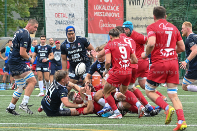 Stadion Ogniwa Sopot. Mecz rugby Energa Ogniwo Sopot...