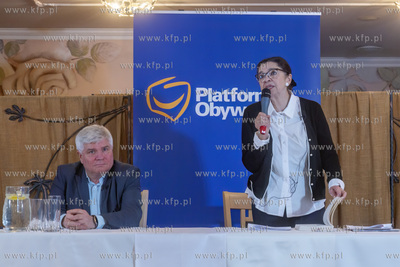 Spotkanie z posłami Platformy Obywatelskiej, Małgorzatą...
