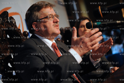 Gdansk, Ratusz Staromiejski. Spotkanie Marszalka Sejmu...