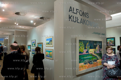 Muzeum Narodowe w Gdansku, wernisaz wystawy Alfonsa...