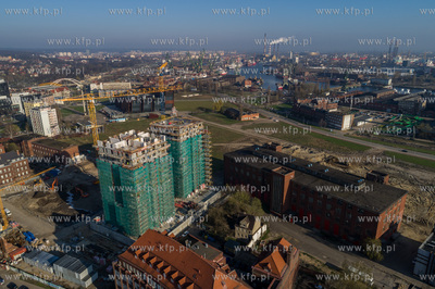 Gdansk, Mlode Miasto, tereny dawnej Stoczni Gdansk....