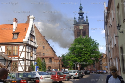 Pozar kosciola sw Katarzyny w Gdansku.
22.05.2006
Fot....