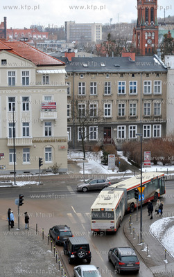 Gdansk - Wrzeszcz. Skrzyzowanie ul. Pniewskiego i jaskowa...