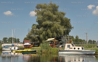 Wisla Krolewiecka jest czescia szlaku wodnego Petli...