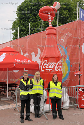 Otwarcie Gdanskiej Strefy Kibica na Placu Zebran Ludowych....