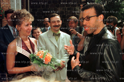 Lionel Richie i moda para przed Urzesem Stanu Cywilnego...