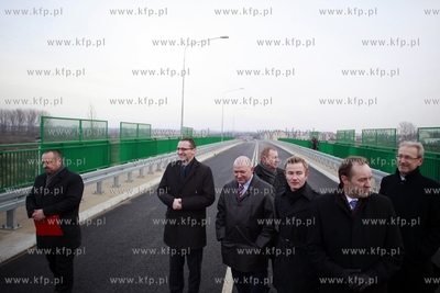 Uroczyste otwarcie obwodnicy Pruszcza Gdanskiego. Nz...