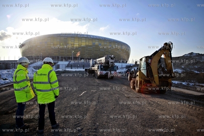 Gdańsk. Początek prac przy budowie tunelu dla pieszych...