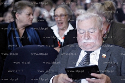 37 Gdynia Film Festival. Nz Lech Walesa z zona Danuta...