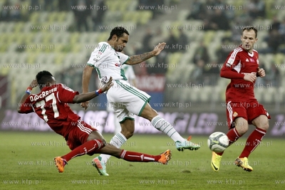 PGE Arena. Mecz o mistrzostwo T- Mobile Ekstraklasy....