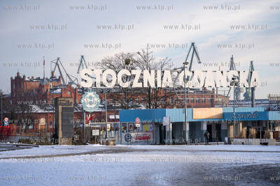 Historyczna Brama nr 2 Stoczni Gdańskiej. 18.01.2024...