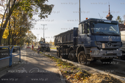 Remont prawie kilometrowego odcinka alei Grunwaldzkiej...