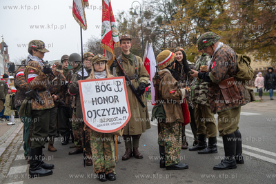Gdańsk. Parada z okazji Narodowego Święta Niepodległości....