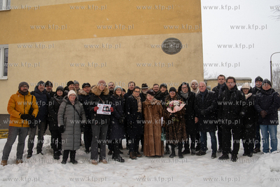 Gdansk. Morena. Odsłonięcie tablicy upamiętniającej...