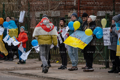 Gdańsk. Manifestacja pod konsulatem Rosji we Wrzeszczu....