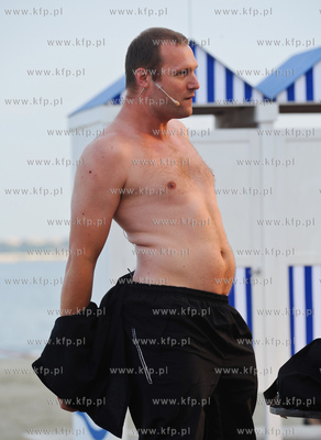 Gdynia. Scena Letnia w Orlowie. Wystep kabaretu Limo....