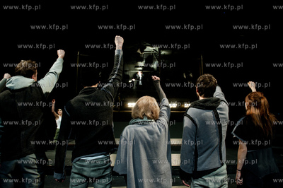 Gdansk. Teatr Wybrzeze. Proba do spektaklu pt Nie -...