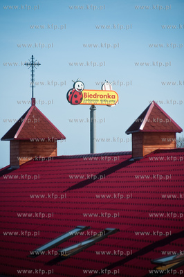 Gdansk. Lostowice. Teren parafi Bl. Jana Pawla II,...