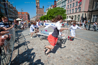 Gdansk. Dlugi Targ. Neptunalia. Wyscigi lozek szpitalnych.
18.05.2013
fot....