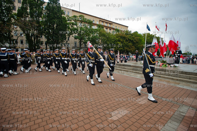 Gdynia. Uroczystosci obchodow Swieta Wojska Polskiegoj...