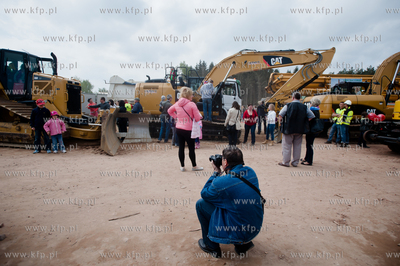 Gdansk. Matarnia. Kolej na PKM - Dzien Otwarty powstajacej...