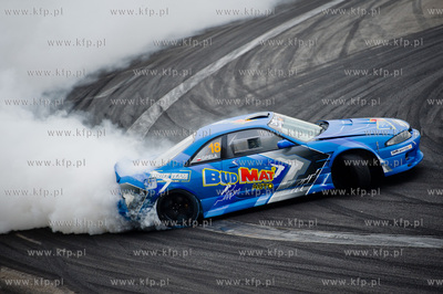 Gdansk. Plac przed PGE Arena. Zawody Drift Masters...