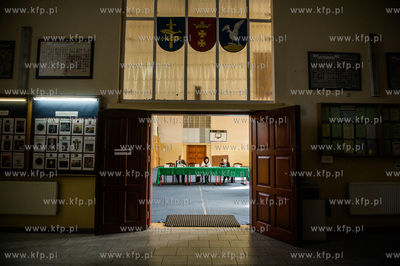 Gdansk. Wrzeszcz. Obwodowa Komisja ds. Wyborow do Rady...