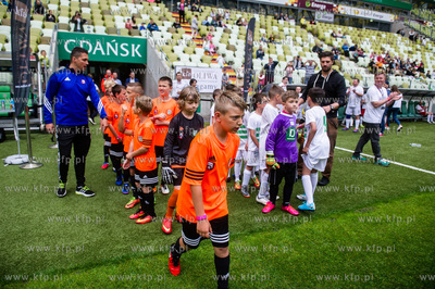 Energa Stadion Gdańsk. Charytatywny mecz piłkarski...