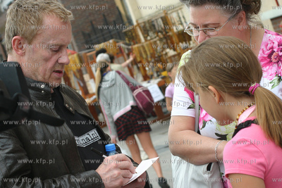 Daniel Olbrychski przebywajacy w Gdyni w zwiazku z...