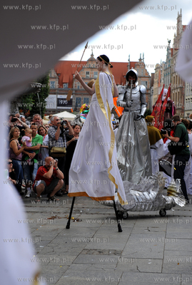 Gdansk. Dlugi Targ. Ceremonia otwarcia Jarmarku sw....