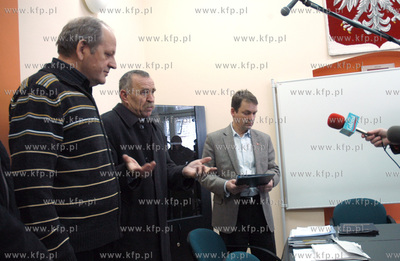 Protest Antoniego Fila -  jednego z wiekszych pracodawcow...