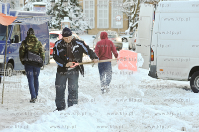 Grudniowy atak zimy na ulice Gdanska. 09.12.2010 Fot.Michal...