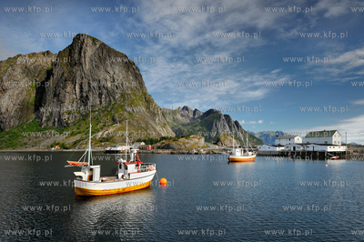 Norwegia , Lofoty, Sakrisoy, polnocna czesc kraju,...