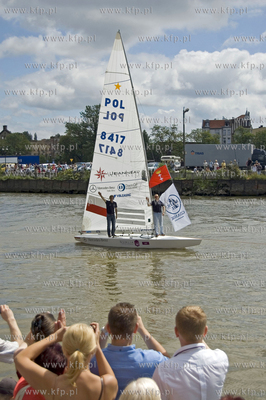 Uroczysta parada zaglowcow na Motlawie zakonczyla Baltic...